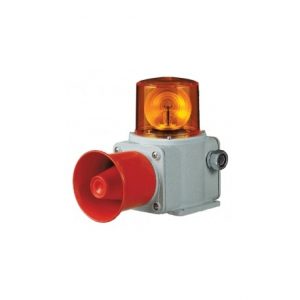 SHDLR Heavy-Duty LED Revolving Warning Light & Electric Horn Combination for Vessels and Heavy Industry Applications